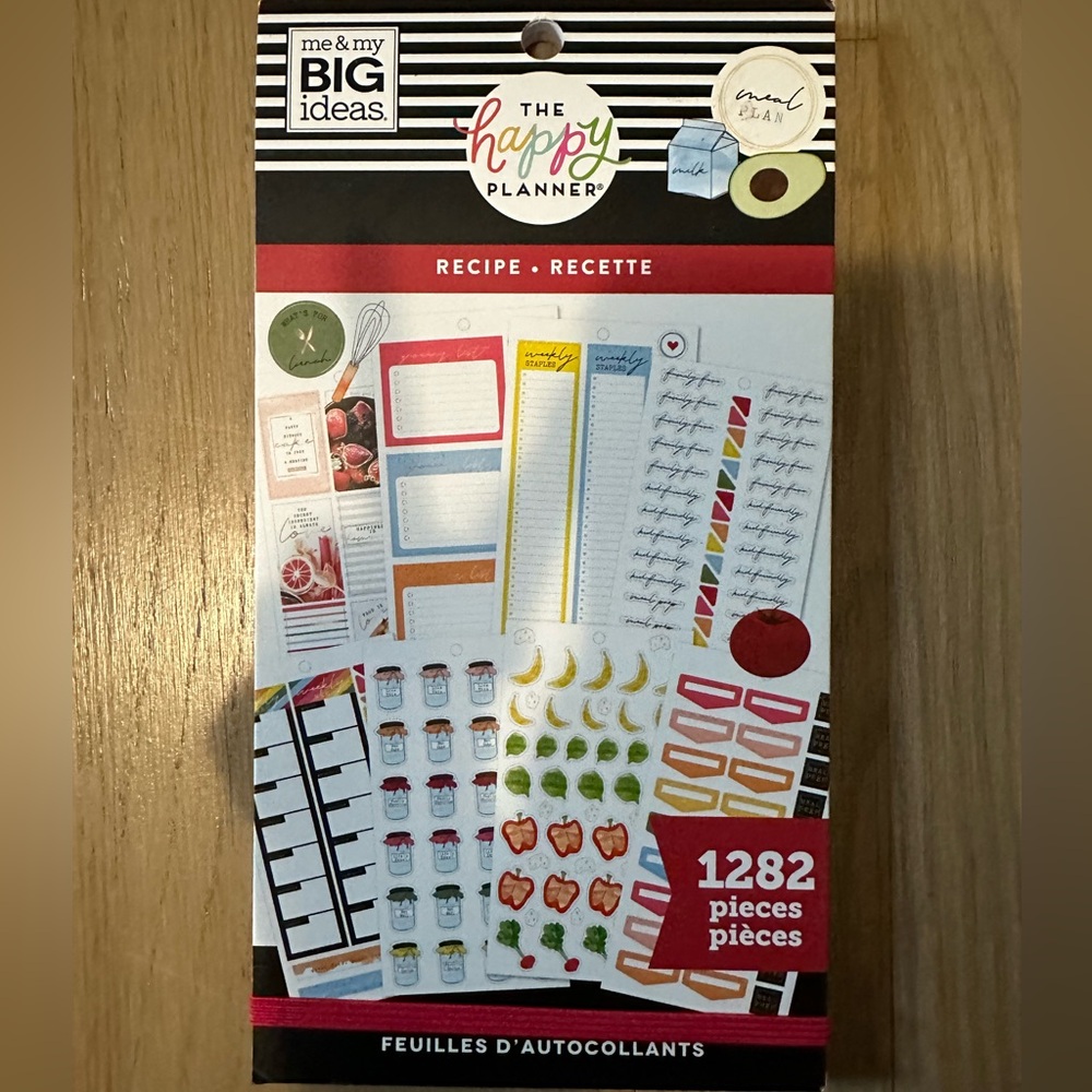Happy Planner classic “Receipe” Sticker Book